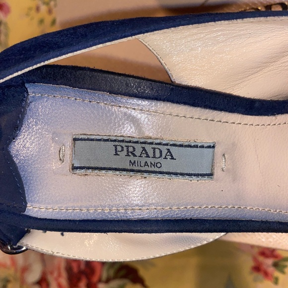 Prada Asymmetrical Sling Sandal - Picture 4 of 5